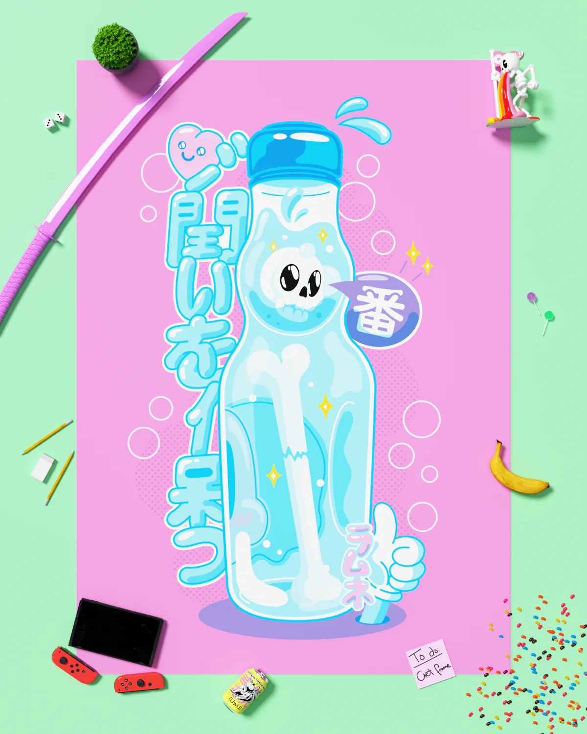 Cool Drink Art Print - Image 5