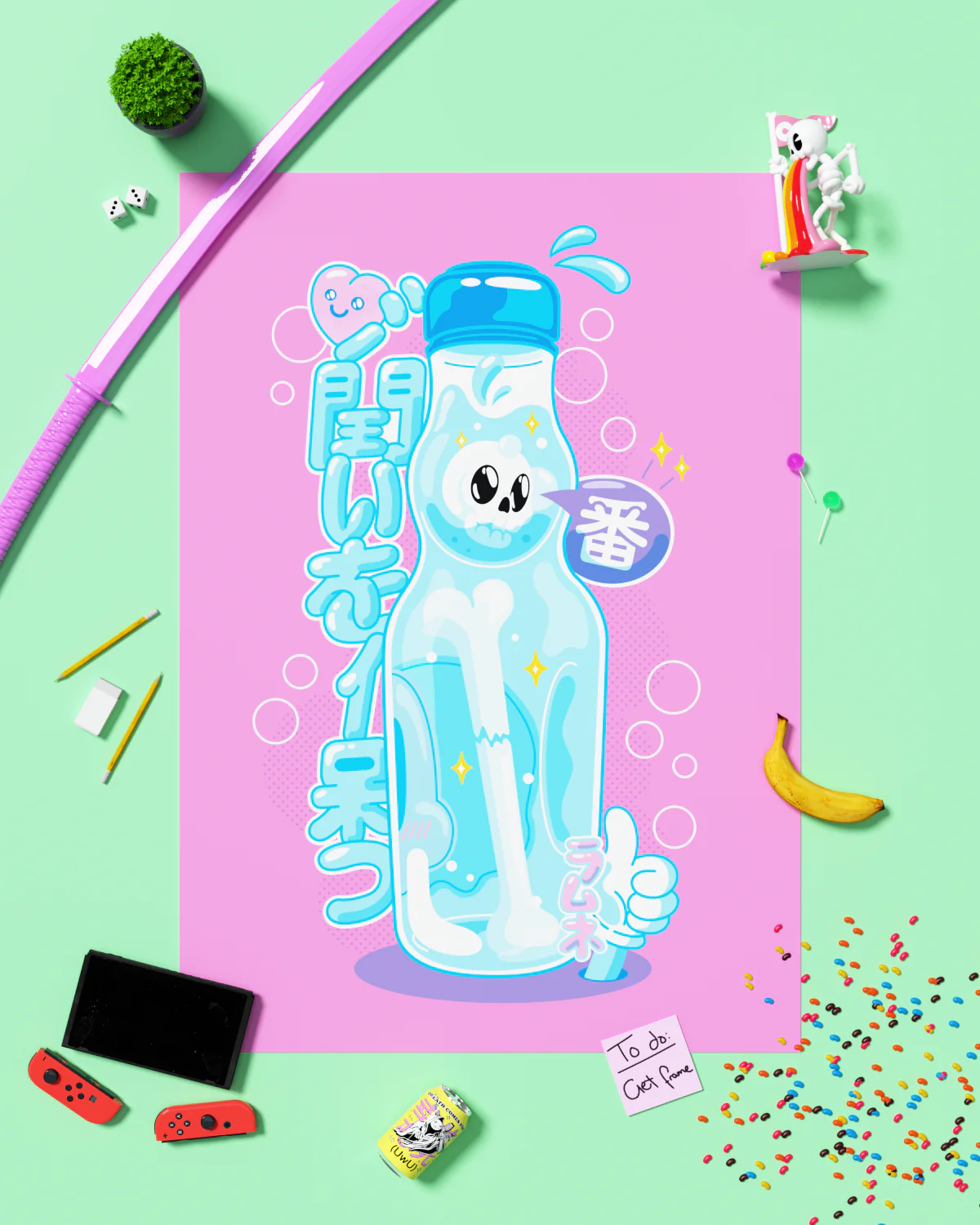 Cool Drink Art Print - Image 6