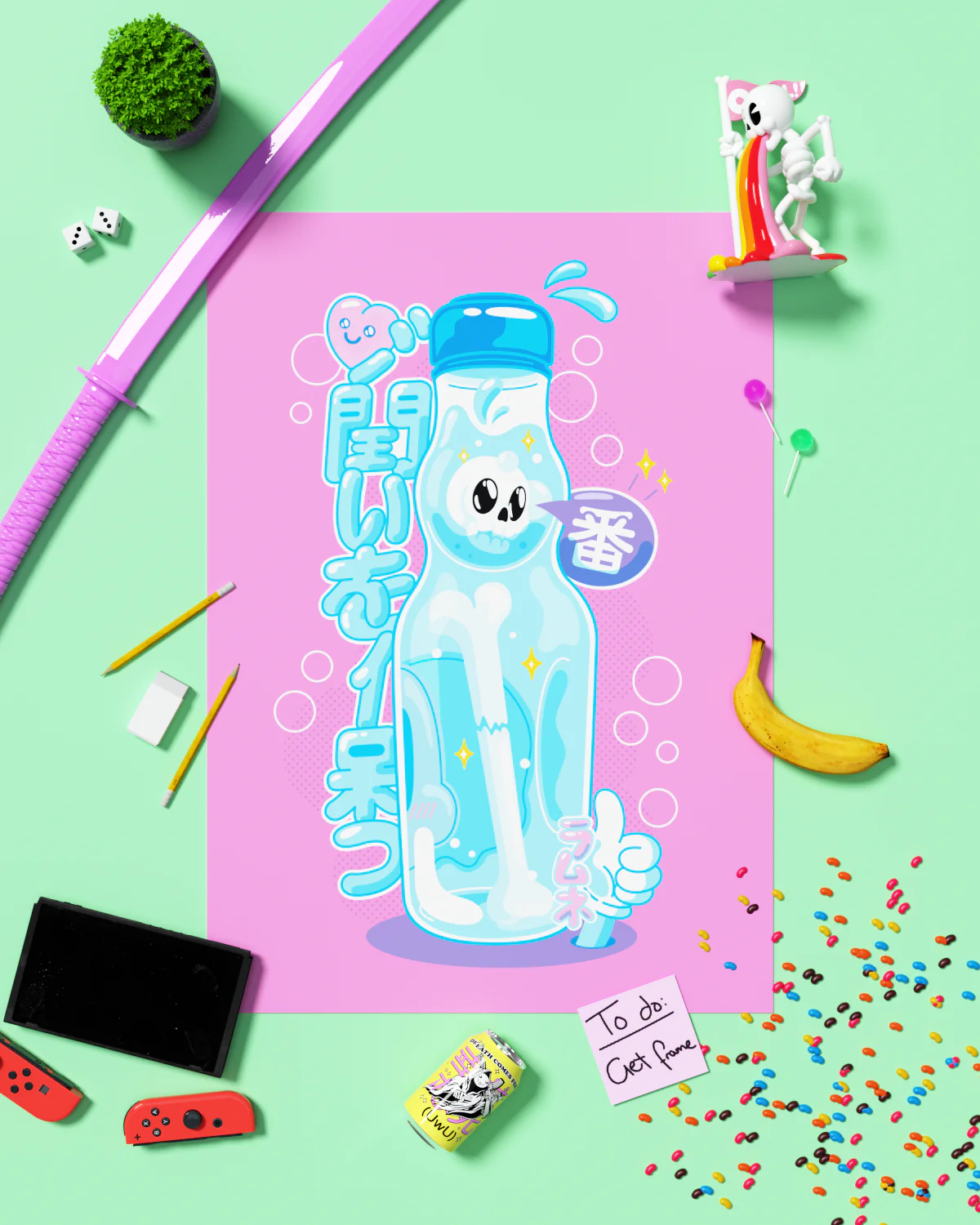 Cool Drink Art Print - Image 7