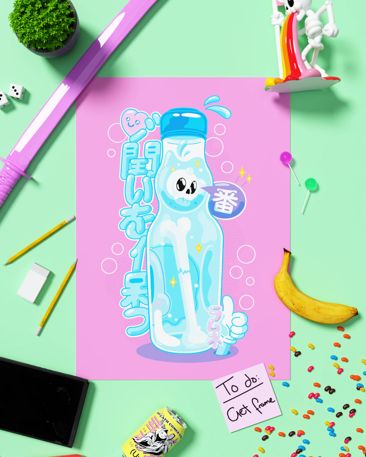 Cool Drink Art Print - Image 8