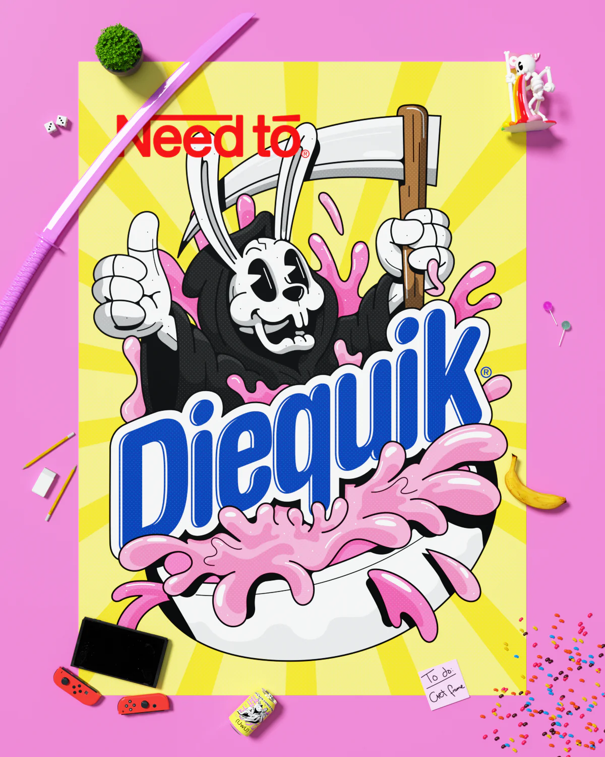 Diequik Art Print - Image 5