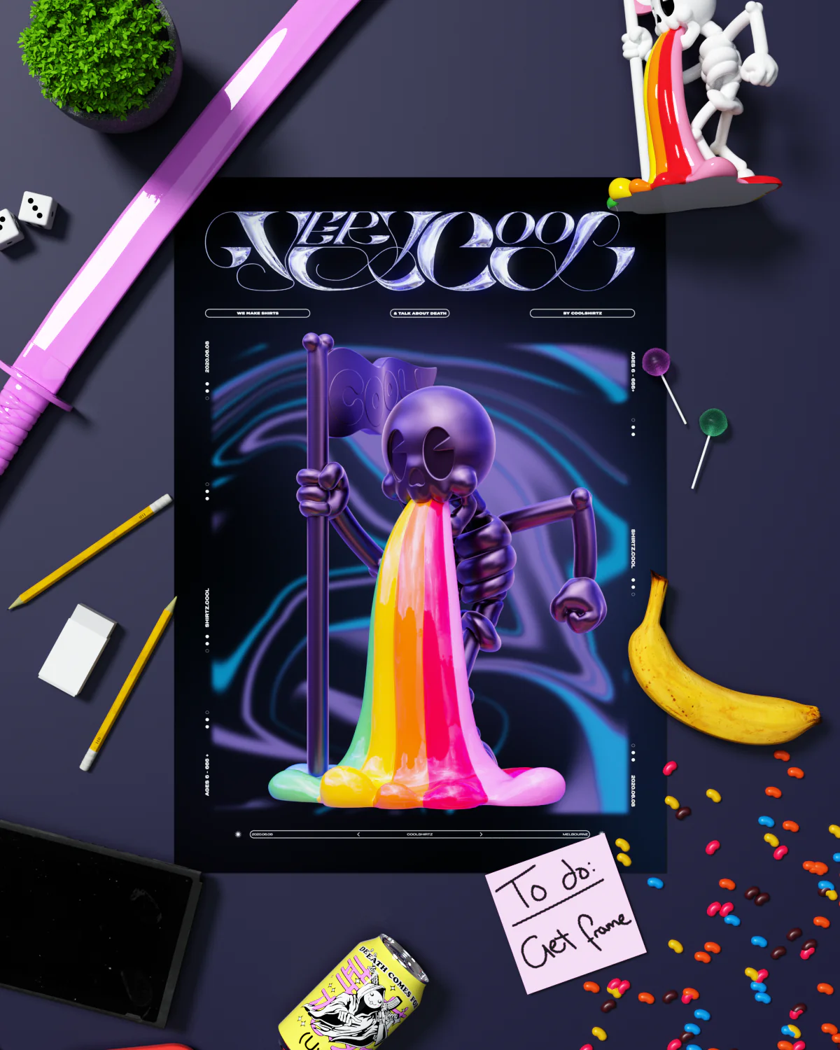 Mr Bones Art Print - Image 8