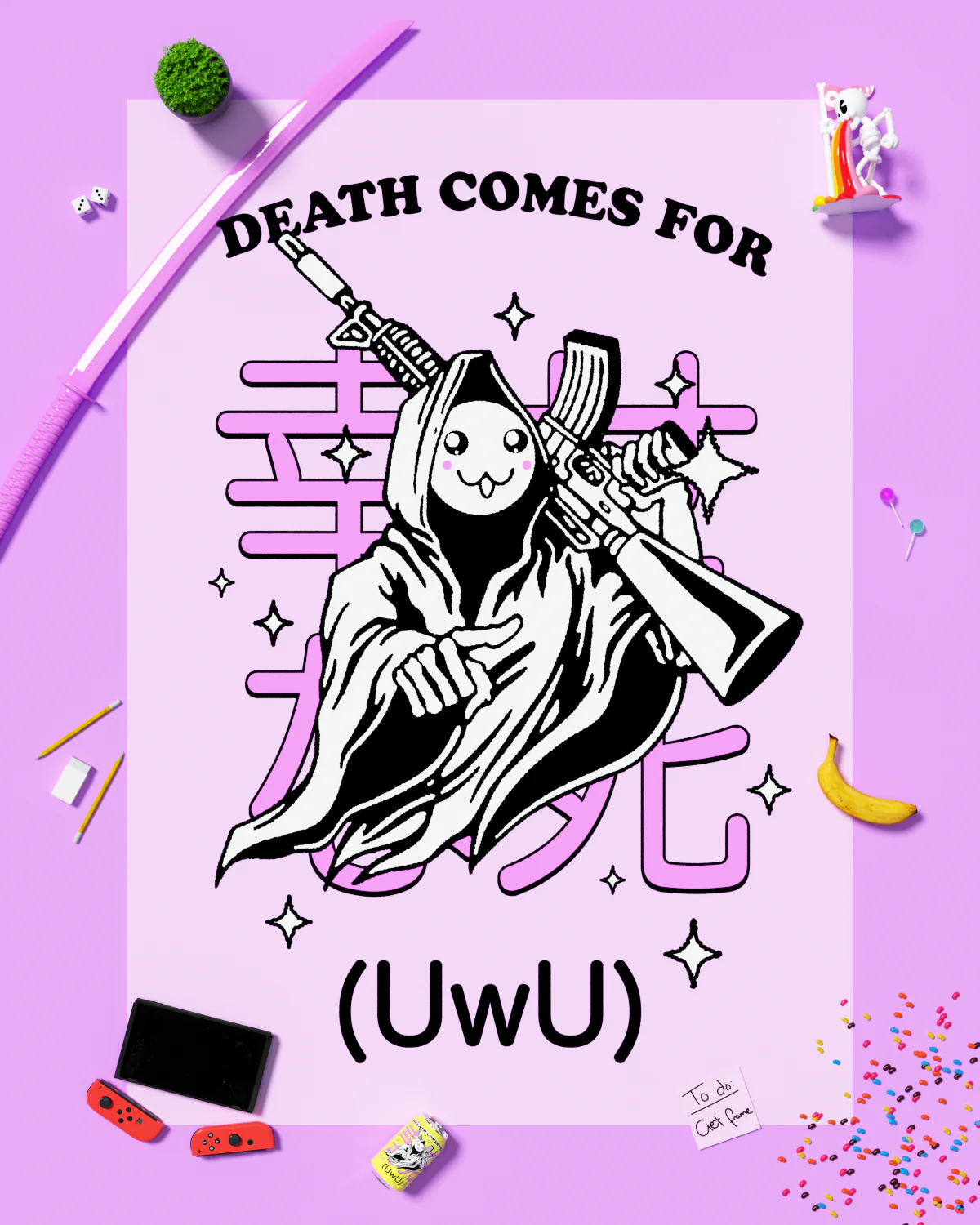 UwU Art Print - Image 5