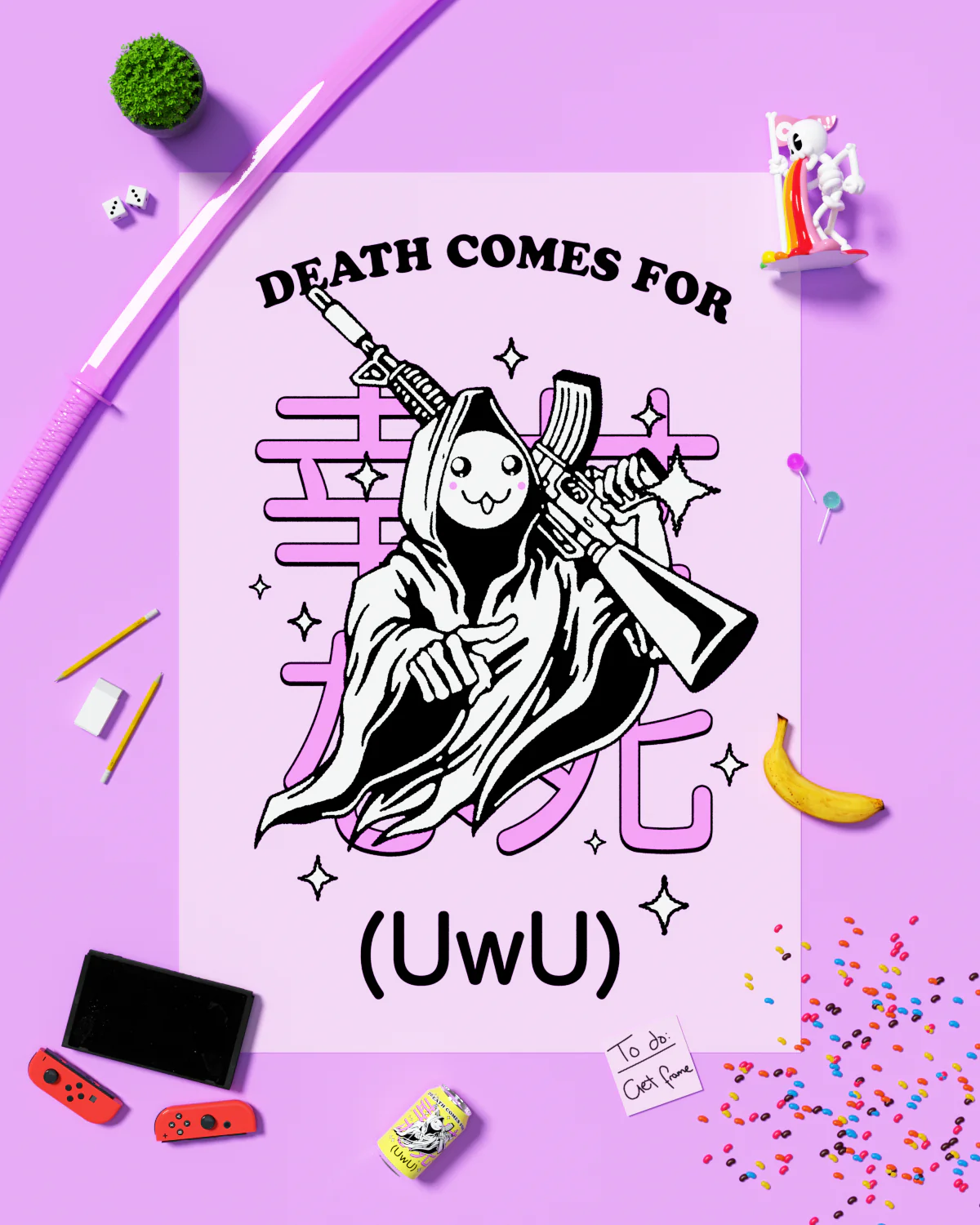 UwU Art Print - Image 6