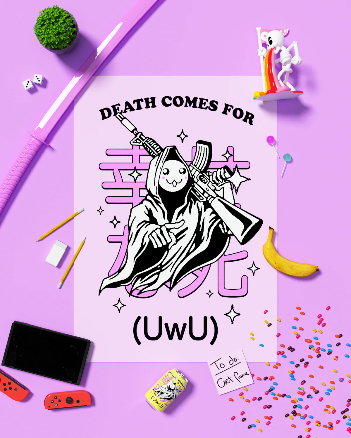 UwU Art Print - Image 7