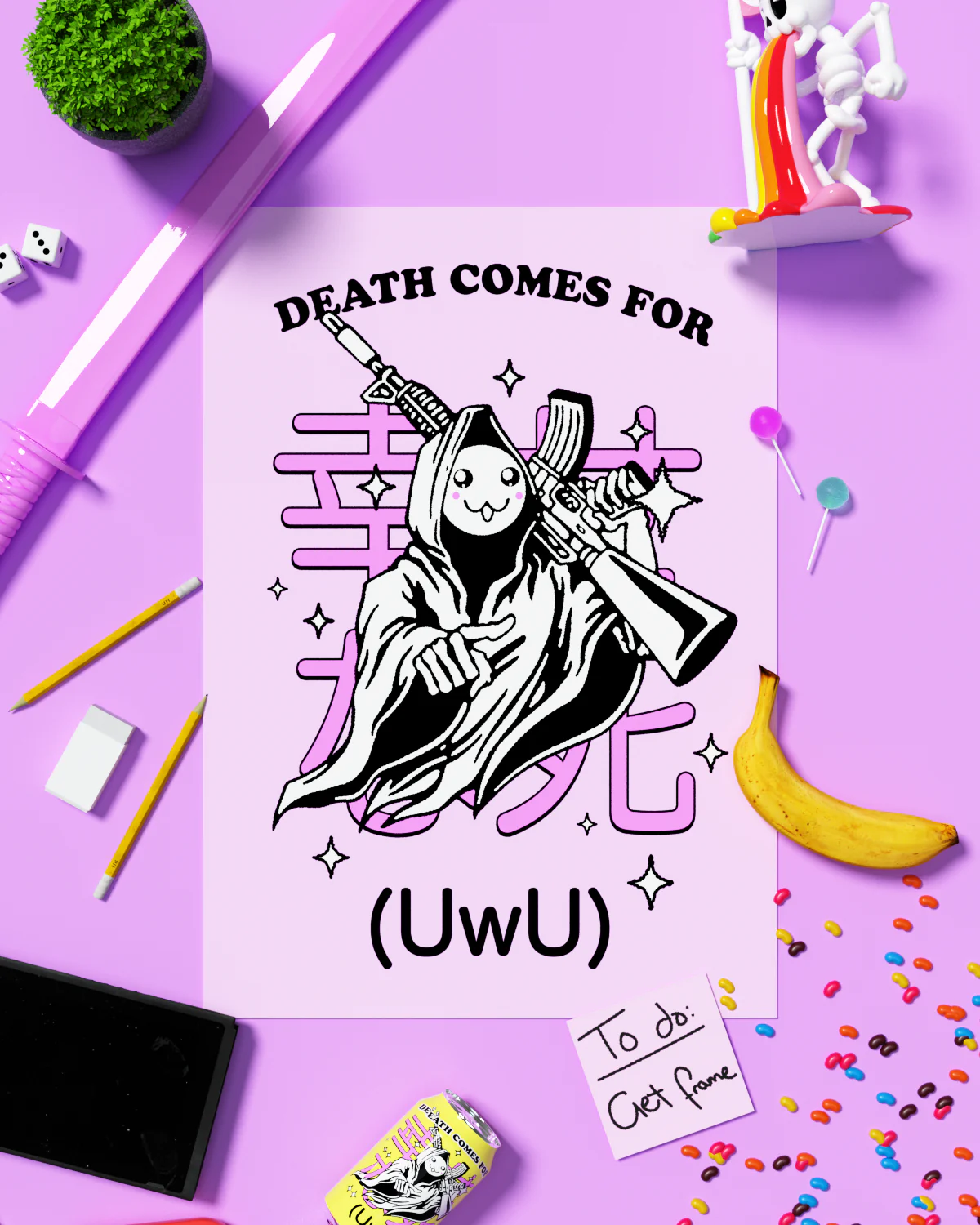 UwU Art Print - Image 8