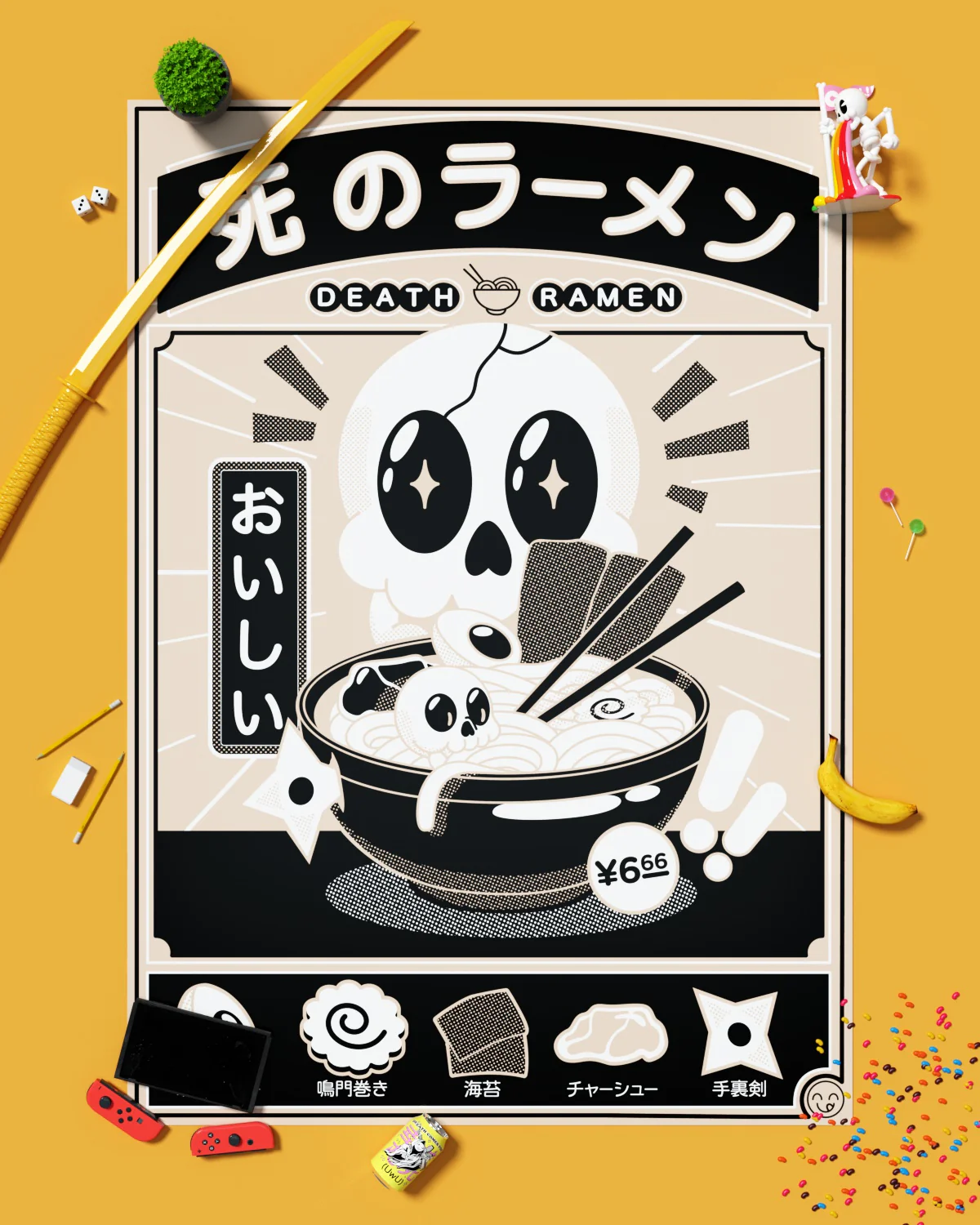 Ramen Art Print - Image 5