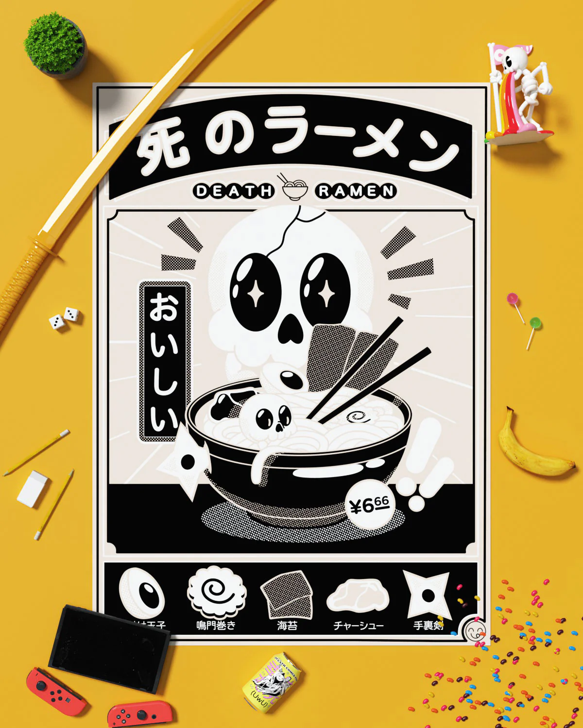 Ramen Art Print - Image 6