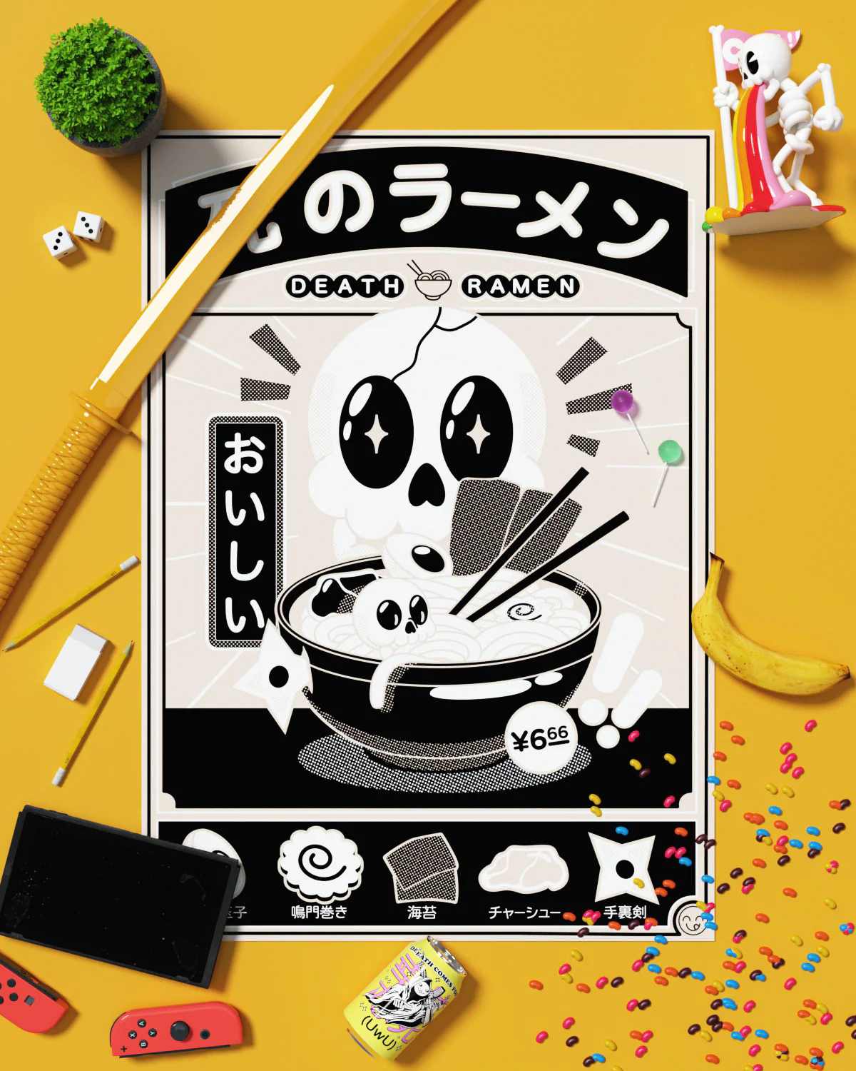 Ramen Art Print - Image 7